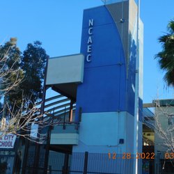 National City Adult School - The tower of education that you see when you come in on the Blue Line Trolley and the name you see in the letters.