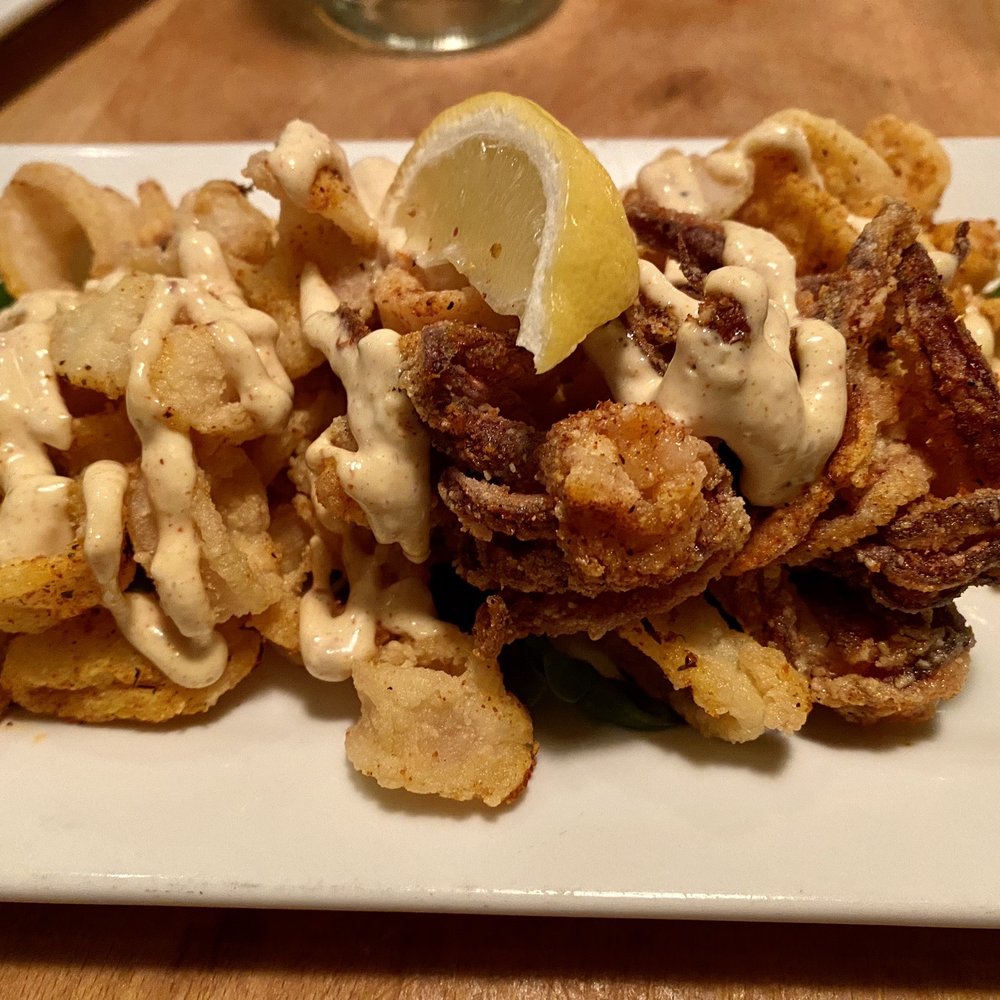 JoJo Wine Bar & Bistro - Gluten, free, calamari appetizer - New American Near Me - Pittsford, New York JoJo Wine Bar & Bistro - Gluten, free, calamari appetizer - New American Near Me - Pittsford, New York