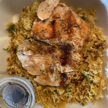Saigon District Restaurant Presotea - Salmon with fried rice - Vietnamese Near Me - Huntington Beach, California Saigon District Restaurant Presotea - Salmon with fried rice - Vietnamese Near Me - Huntington Beach, California