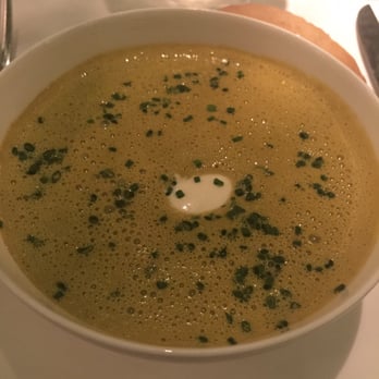 Clos Maggiore - Shetland Isles Mussel & Saffron Soup. Delicious! - French Near Me - London, XGL