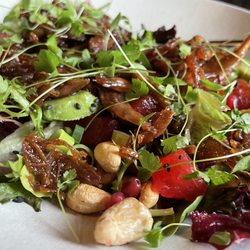 Luigis - Crispy Duck Cashew and Watermelon salad, amazing!