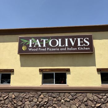 Fat Olives - Signage so you know you're at the right spot - Pizza Near Me - Flagstaff, Arizona