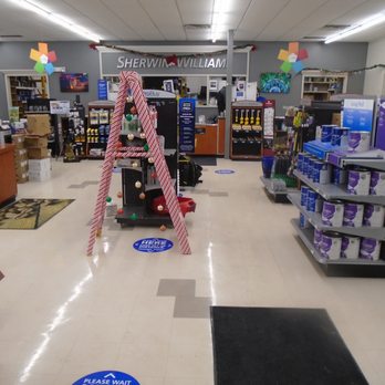Sherwin-Williams Paint Store - View looking inside from the front entryway. - Paint Stores Near Me - Coon Rapids, Minnesota