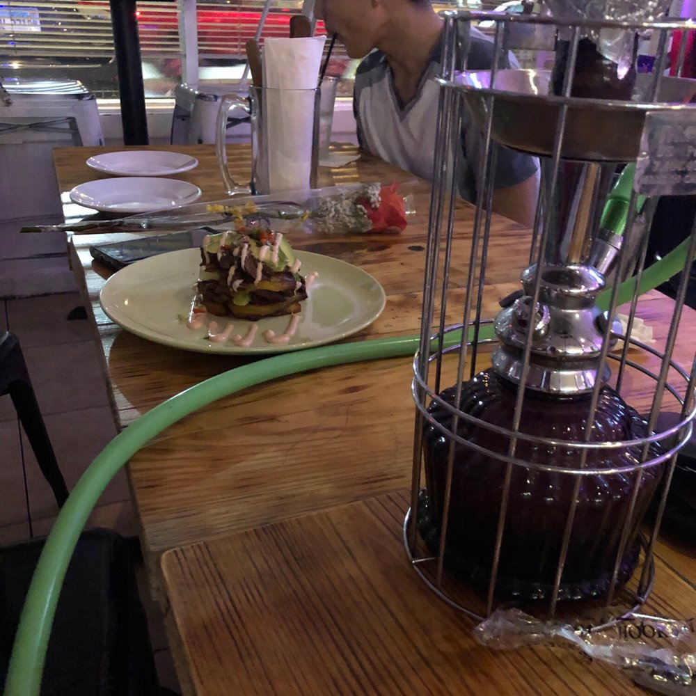 El Tiesto Cafe Pines - Hookah and tostones with steak. Amazing - Sushi Bars Near Me - Pembroke Pines, Florida