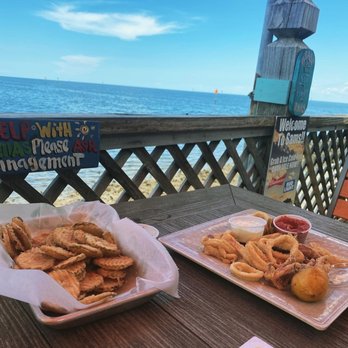 Sam's Beach Bar - Fried pickles and calamari - Seafood Near Me - Hudson, Florida