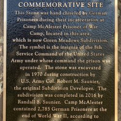 Prisoner of War Camp McAlester Memorial - Memorial