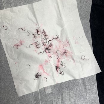 Lashed Out Lash Studio - The lashes removed. - Eyelash Service Near Me