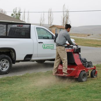 Senske Services - a man operating a lawn mower - Pest Control Near Me - Hayden, Idaho Senske Services - a man operating a lawn mower - Pest Control Near Me - Hayden, Idaho