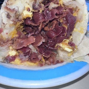 Lucky Boy - Bacon breakfast burrito - Burgers Near Me - Pasadena, California Lucky Boy - Bacon breakfast burrito - Burgers Near Me - Pasadena, California