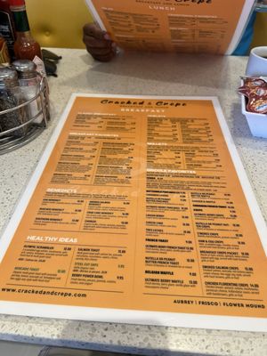 Menu photo 1 Cracked & Crepe Frisco, TX Menu photo 1 Cracked & Crepe Frisco, TX