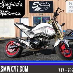 Siegfried's Motorwerx - 2017 Honda Grom in stock now! This one is fully loaded with all the parts EVRRY Grom owner wants!!!