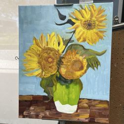 Mission: Renaissance Fine Art Classes - Van Gogh Sunflowers