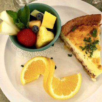 Wildflower Cafe - My Quiche Lorraine was as tasty as it was beautiful! - Breakfast & Brunch Near Me - Clearwater, Florida