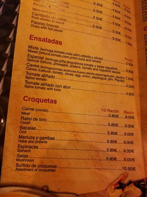 Menu photo 7 La Cavea I Córdoba, CO