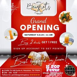 Petit Beignets and Tapioca in Houston gift card