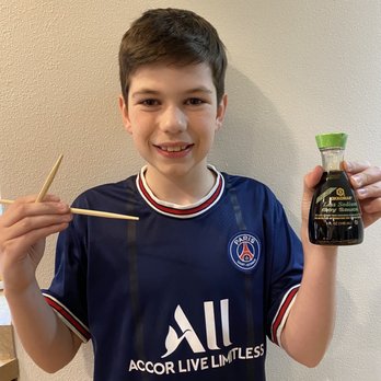 RED - Chopsticks and soy sauce + excited for California rolls! - Sushi Bars Near Me - Madison, Wisconsin