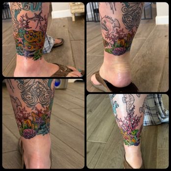 Tattoo Joes - Coral  looks amazing - Tattoo Near Me - Vacaville, California