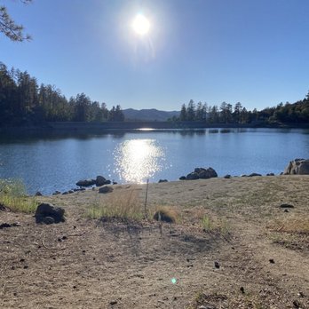Goldwater Lake - Very bright sun could barely see with my own eyes - Lakes Near Me - Prescott, Arizona