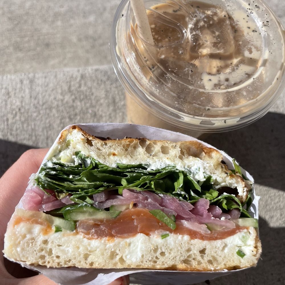La Maison by Cafe Dear Leon - Smoked Salmon on Everything Focaccia - Coffee & Tea Near Me - Baltimore, Maryland La Maison by Cafe Dear Leon - Smoked Salmon on Everything Focaccia - Coffee & Tea Near Me - Baltimore, Maryland