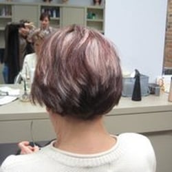 Phase-One Hairdressers - Blondes and browns? Try dark koolaid red with gray highlights!
