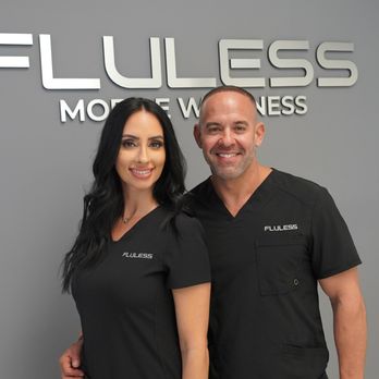 Fluless - Daniel & Fabiana Batista - owners of FLULESS Mobile Wellness - Laboratory Testing Near Me - Miami, Florida