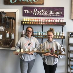 The Rustic Brush - Pearland - Easter egg mini workshop
