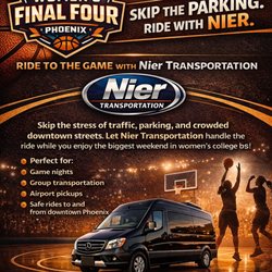 Nier Transportation - Transportation to NCAA Women's Final Four at The Mortgage Matchup Center