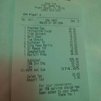 Casa Tua - Check - Italian Near Me - Miami Beach, Florida Casa Tua - Check - Italian Near Me - Miami Beach, Florida