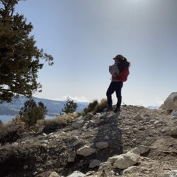 Bertha Peak through Cougar Crest Trail - Bertha Peak around 4 pm