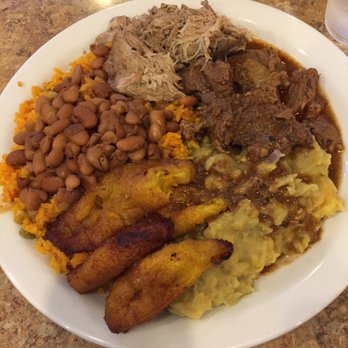 Los Hermanos - Pork Beef Rice and pinto beans Plantains Mashed plantains - Dominican Near Me - Washington, DC, District of Columbia