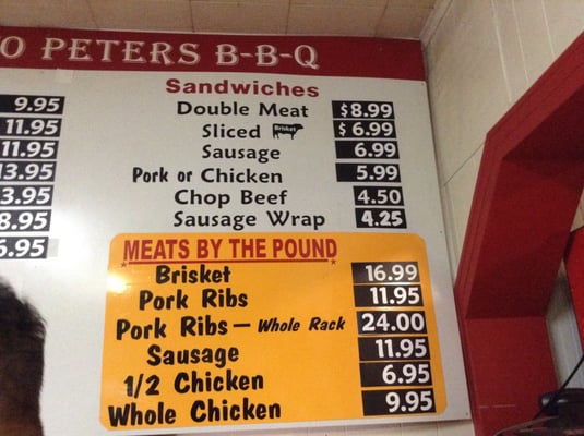 Menu photo 4 Peters BBQ Ellinger, TX