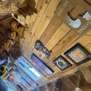 Sunflower Farm Stand - Some of the local artist paintings and craft items - Honey Near Me - Sanger, California