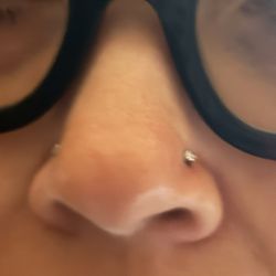 Electric Bodymod Piercings - My #2 nostril piercings.