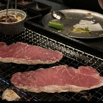 Moohan Korean BBQ - Love the NY Steaks - Korean Near Me - Los Angeles, California