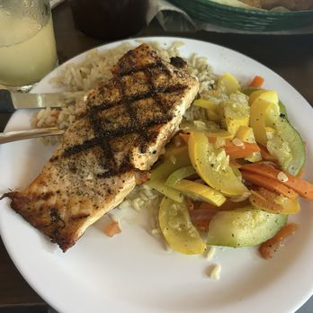 Fish Shack - Grilled Salmon and Veggies - Seafood Near Me - Plano, Texas