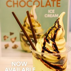 Nobibi West Covina - limited edition "Dubai Chocolate" soft-serve ice cream