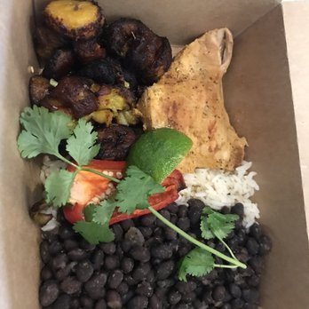 Bodega - Pollo Asado platos - chicken was dry. Beans and rice ok. Sweet plantains good - Latin American Near Me - St Petersburg, Florida