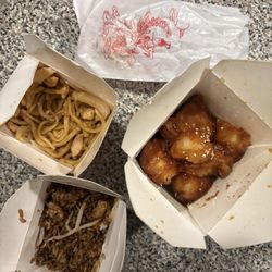 Dragon Palace Of North Kingston - Chicken lo mein, sesame chicken, fried rice, crab rangoons