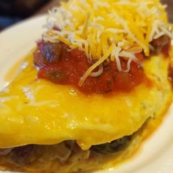 Delta's Kitchen - The omelet bar has a great selectin