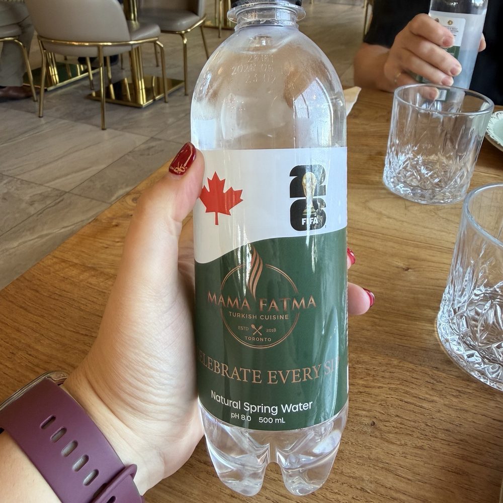 Mama Fatma - Water - Turkish Near Me - Mississauga, Ontario