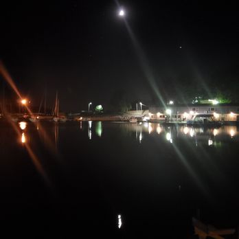 Kenlake Marina - Marina at night. - Marinas Near Me - Hardin, Kentucky