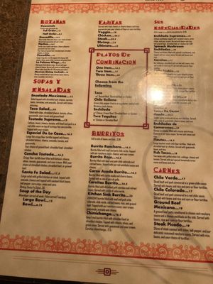 Menu photo 5 La Paloma Restaurant La Verne, CA