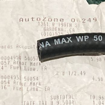 AutoZone Auto Parts - Came here for vacuum line replacements to fix my p0174 code. They gave me fuel lines - Auto Parts & Supplies Near Me - Gardena, California AutoZone Auto Parts - Came here for vacuum line replacements to fix my p0174 code. They gave me fuel lines - Auto Parts & Supplies Near Me - Gardena, California