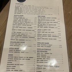 AB Kitchen - Drink Menu