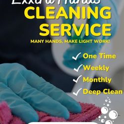 Exxtra Hands Services - Cleaning Services Advertisement