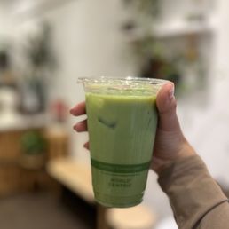 Iced Pandan Latte
