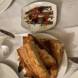 Can Culleretes - Anchovies, Bread with Tomatoes