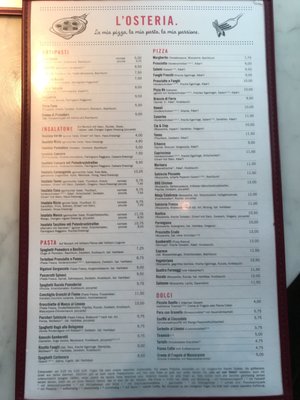 Menu photo 1 L'Osteria Hamburg, HH Menu photo 1 L'Osteria Hamburg, HH