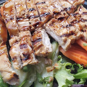 WaBa Grill - Signature House Chicken Salad - Fast Food Near Me - La Verne, California WaBa Grill - Signature House Chicken Salad - Fast Food Near Me - La Verne, California