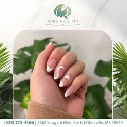 Hera Nail Spa - Ocean waves or candy swirls? These pink and white wavy nails are giving us all the feels.